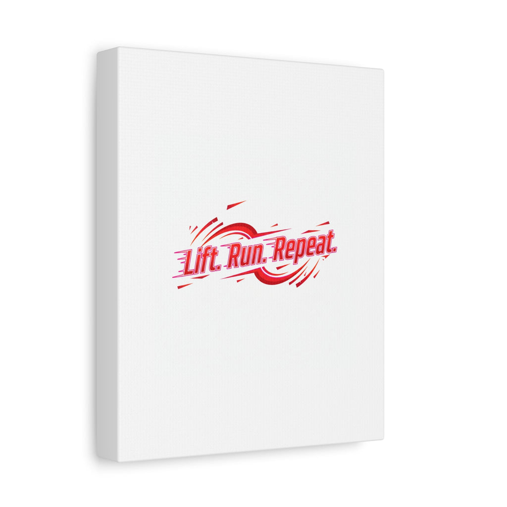 Lift Run Repeat Canvas | Fitness Wall Art, Gym Motivation