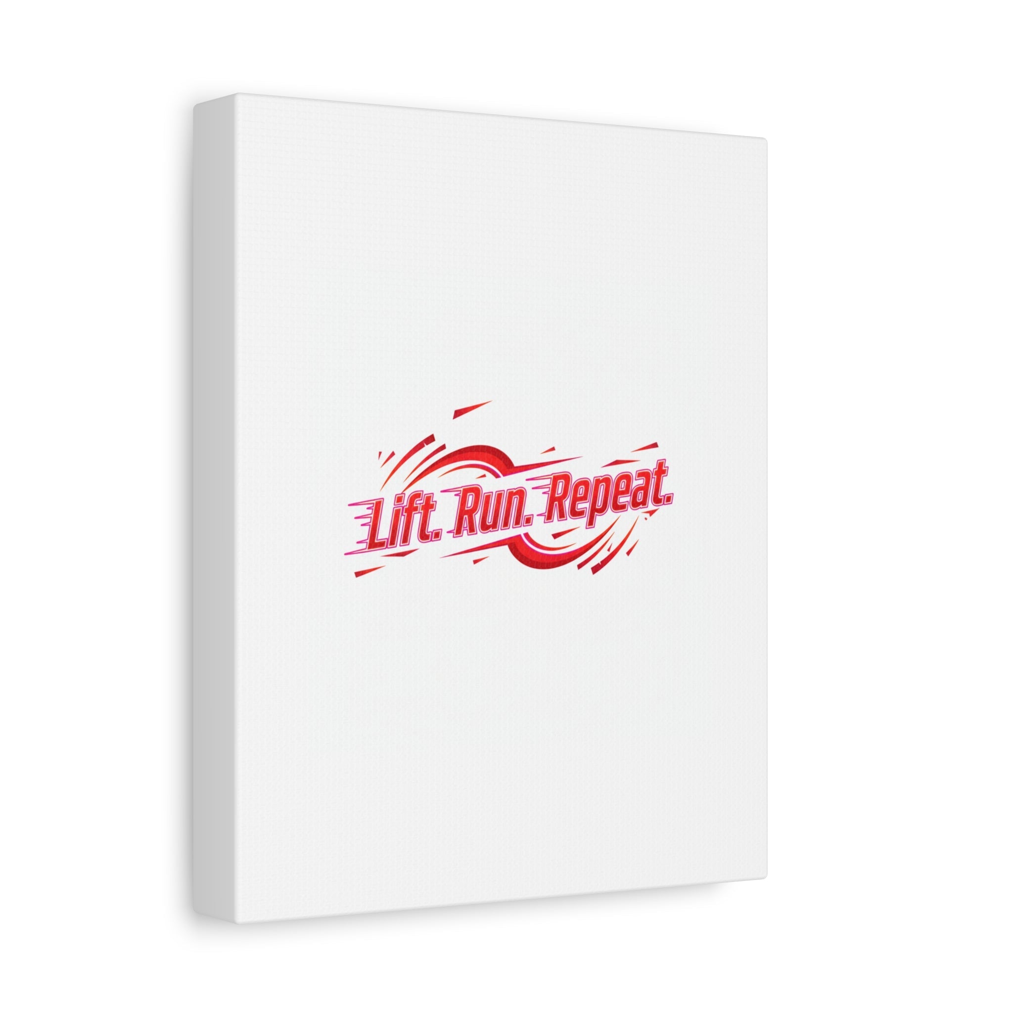 Lift Run Repeat Canvas | Fitness Wall Art, Gym Motivation