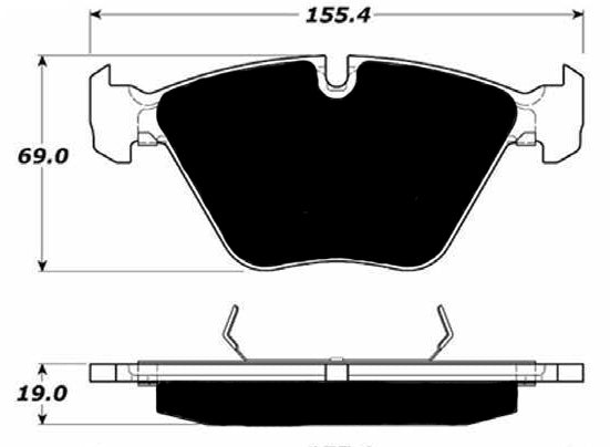 Porterfield Brake Pads for 2015 BMW X1 xDrive35i