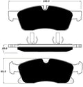 Porterfield Brake Pads for 2016 MERCEDES-BENZ GLE350