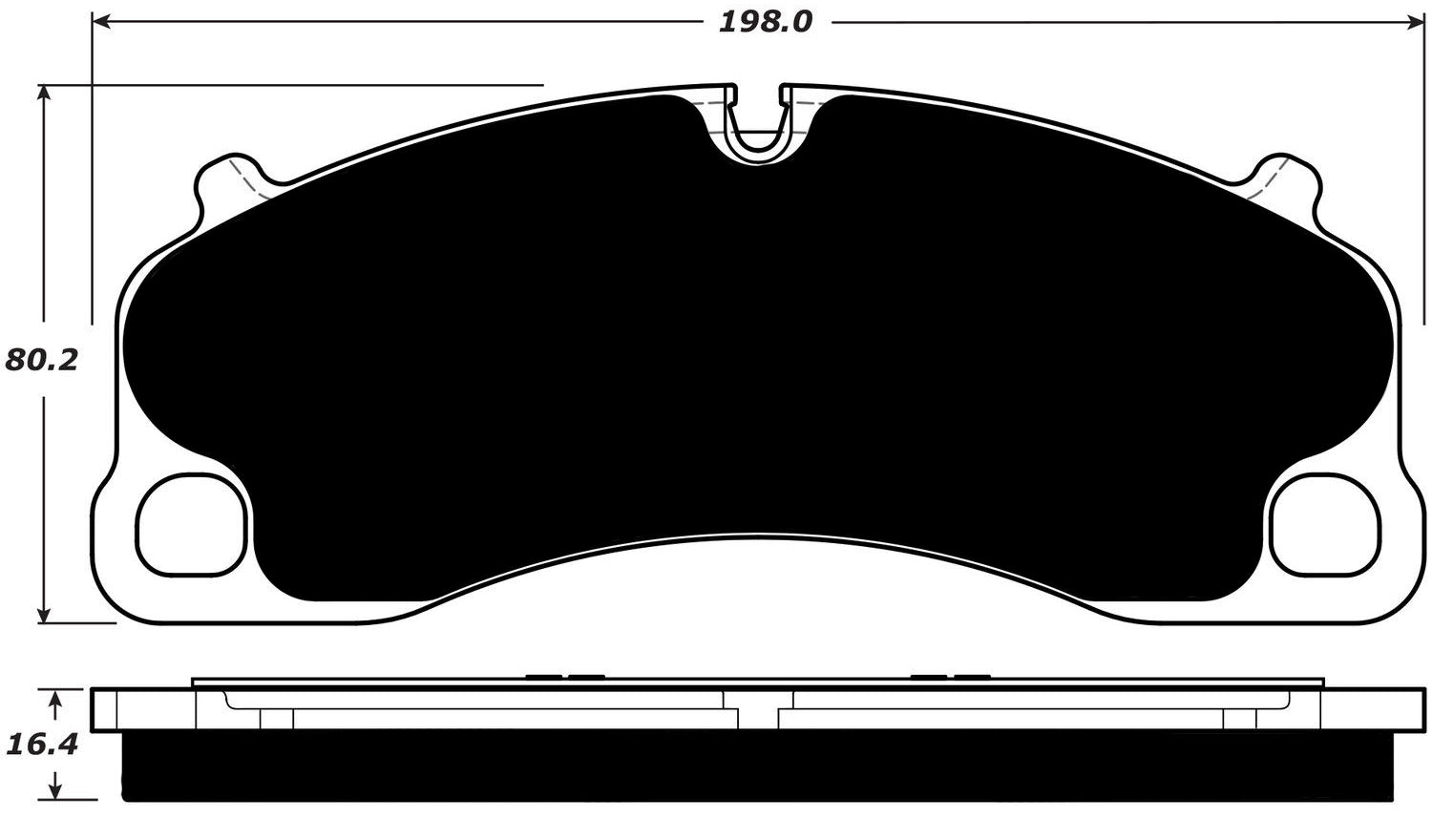 Porterfield Brake Pads for 2014 PORSCHE 911 GT3 w/Iron Discs