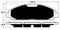 Porterfield Brake Pads for 2019 FORD Mustang 6 Cyl EcoBoost