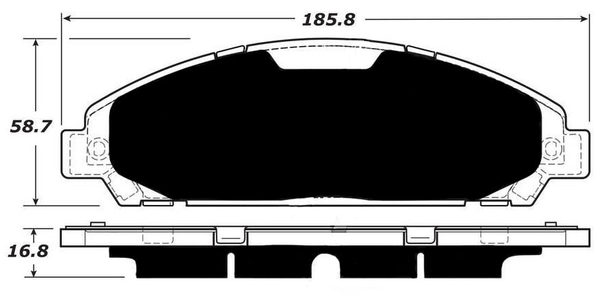 Porterfield Brake Pads for 2019 FORD Mustang 6 Cyl EcoBoost