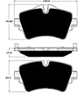 Porterfield Brake Pads for 2014 MINI Cooper S 5 Lug