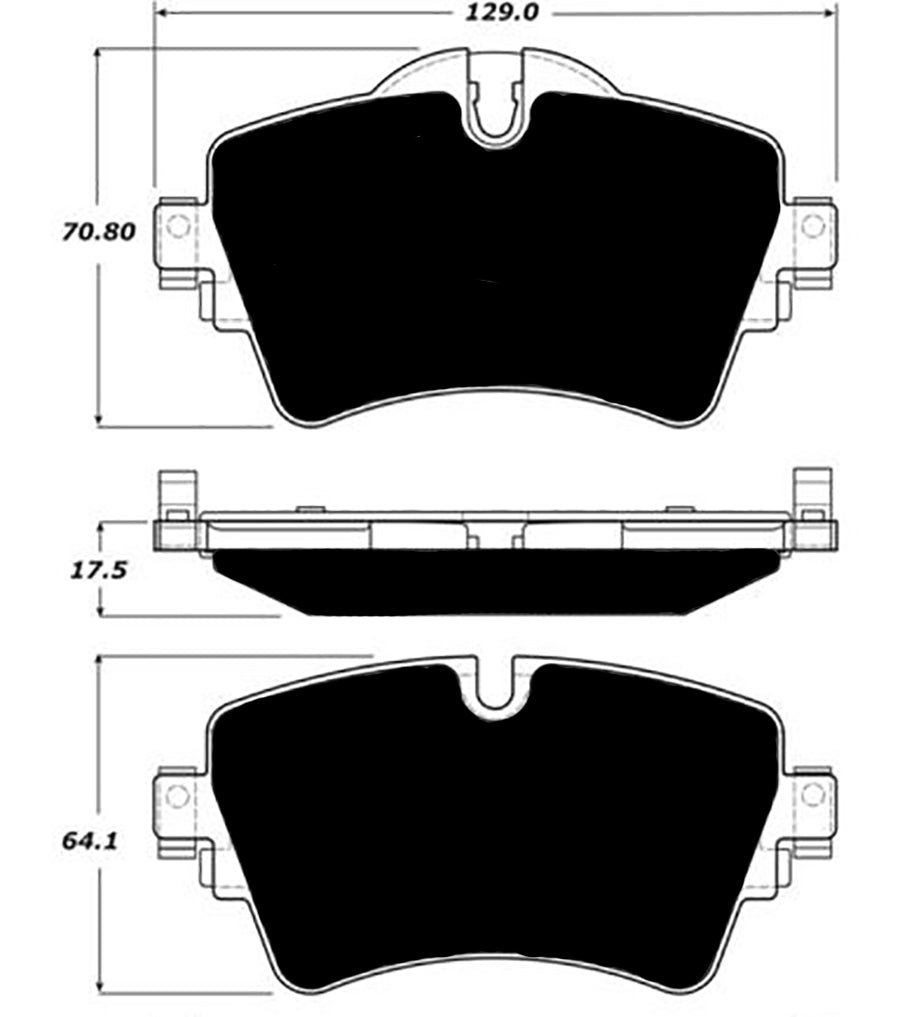 Porterfield Brake Pads for 2015 MINI Cooper S 5 Lug