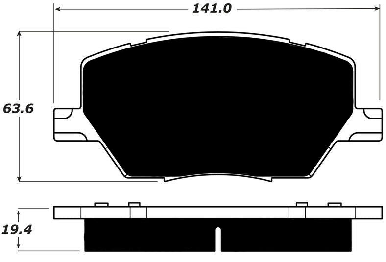 Porterfield Brake Pads for 2015 JEEP RENEGADE