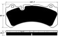 Porterfield Brake Pads for 2015 VOLVO V60 Polster