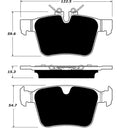Porterfield Brake Pads for 2015 JAGUAR XE 16.5"