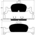 Porterfield Brake Pads for 2017 AUDI A4 - 338mm Front Disc