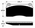Porterfield Brake Pads for 2015 DODGE VIPER