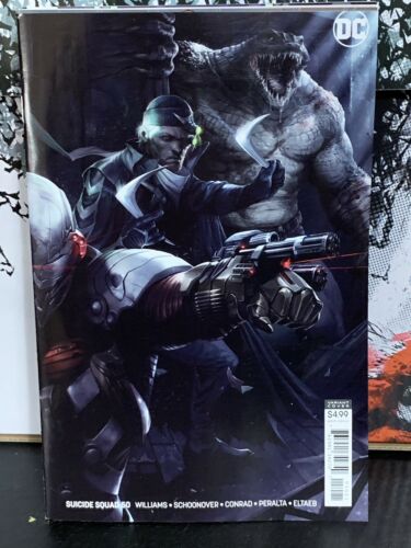 Suicide Squad #50 Francesco Mattina Cover B Variant 2019 DC Comics Killer Croc