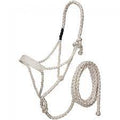 TOUGH1 MULE TAPE HALTER WITH LEAD 10 FT- White
