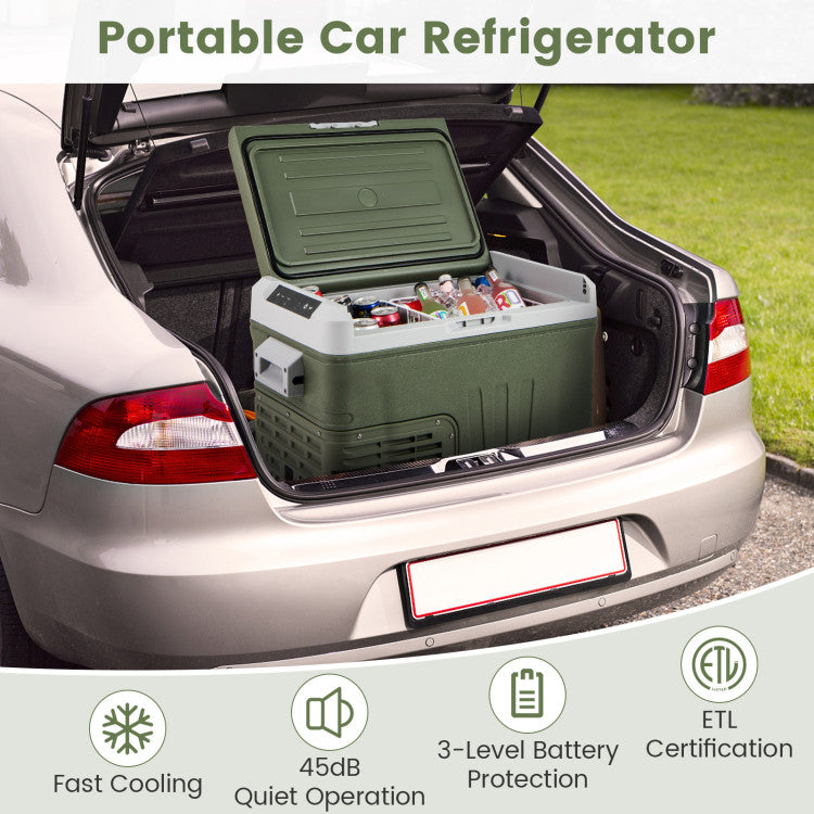 12 Volt Car Refrigerator Portable Car Fridge with Adjustable Range