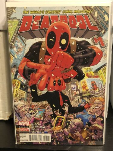 Deadpool #1 -Tony Moore Cover A - Duggan Hawthorne 2016 Marvel Wade Wilson
