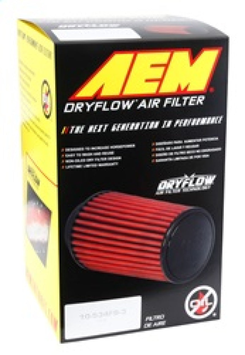 AEM Induction AEM DryFlow Conical Air Filter 5.25in Base OD / 4.75in Top OD / 7in Height 21-2047DK