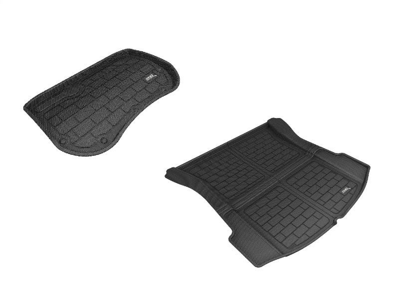 3D MAXpider 18-20 Tesla Model 3 Front & Rear Kagu Cargo Liner - Black M1TL0121309
