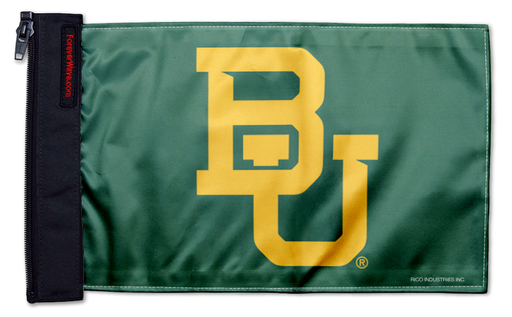 Baylor 11"x17" Forever Wave Flag for Jeep Wrangler YJ 1986-1995
