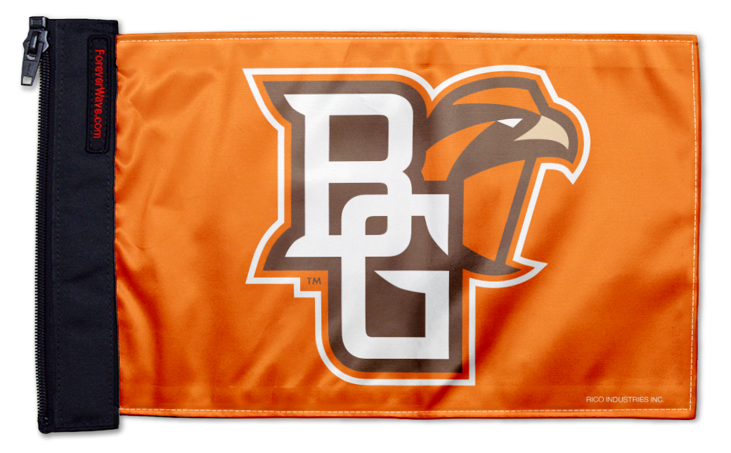 Bowling Green 11"x17" Forever Wave Flag for Jeep Wrangler YJ 1986-1995