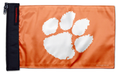Clemson 11"x17" Forever Wave Flag for Boats