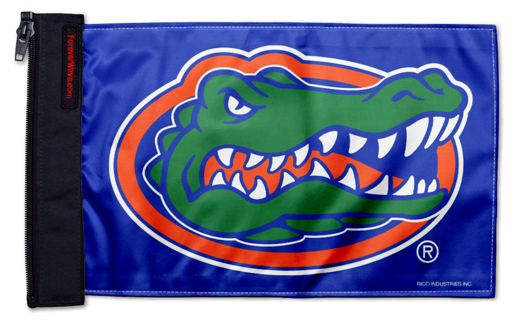 Florida Gators 11"x17" Forever Wave Flag for Jeep Wrangler LJ 2003-2006