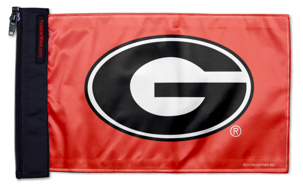Georgia 11"x17" Forever Wave Flag for Jeep Wrangler TJ 1996-2006