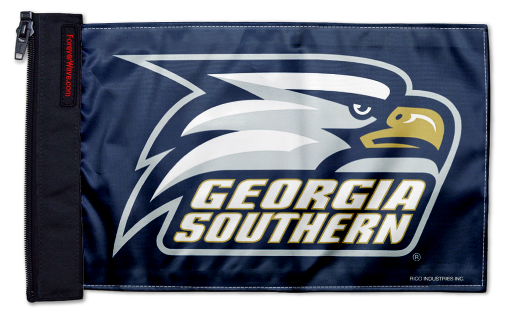 Georgia Southern 11"x17" Forever Wave Flag for Jeep Wrangler YJ 1986-1995