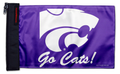 Kansas State 11"x17" Forever Wave Flag for Jeep Wrangler YJ 1986-1995