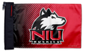 Northern Illinois 11"x17" Forever Wave Flag for Jeep Wrangler TJ 1996-2006