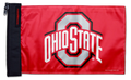 Ohio State Red11"x17" Forever Wave Flag for Jeep Wrangler CJ-7 and CJ-8 1976-1986