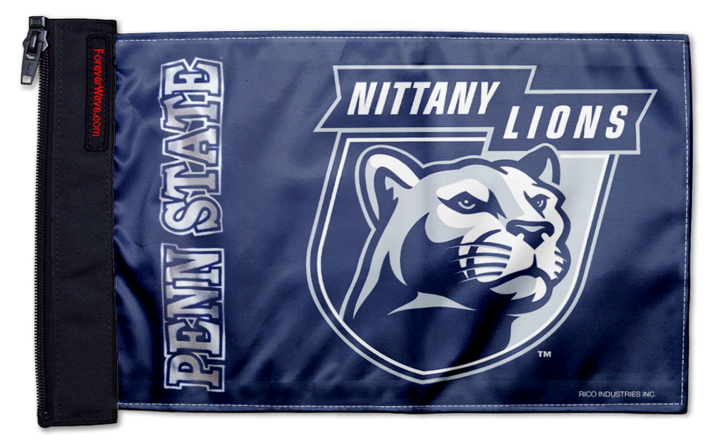 Penn State 11"x17" Forever Wave Flag for Jeep Wrangler YJ 1986-1995
