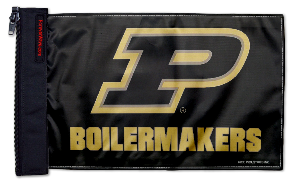Purdue 11"x17" Forever Wave Flag for Jeep Wrangler LJ 2003-2006
