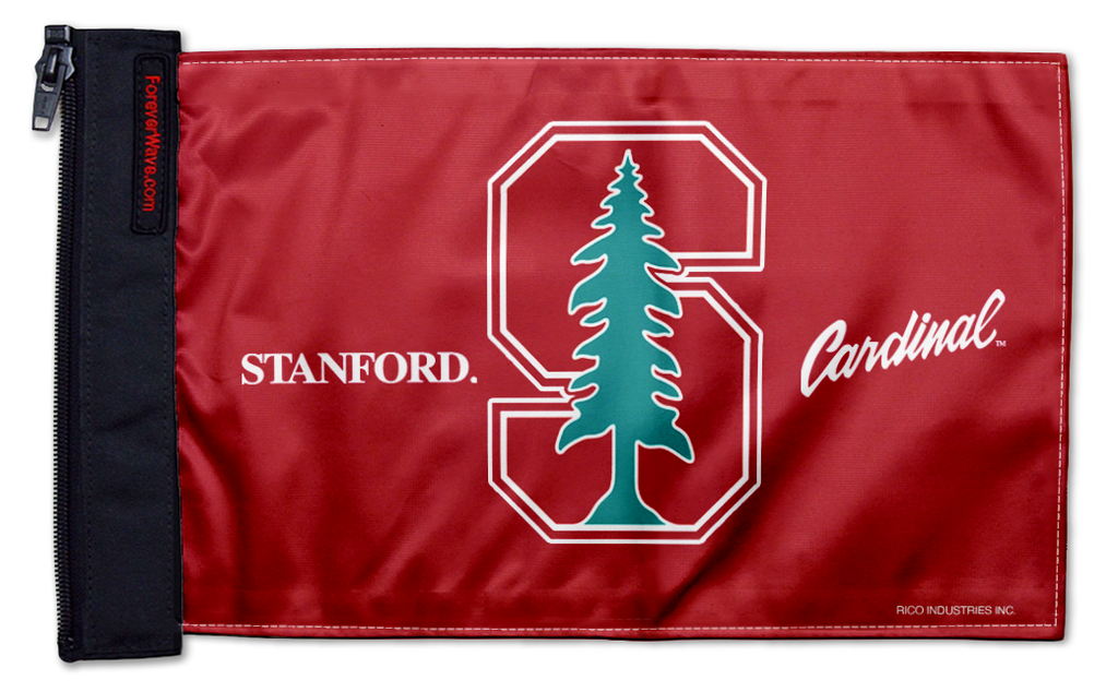 Stanford 11"x17" Forever Wave Flag for Jeep Wrangler LJ 2003-2006