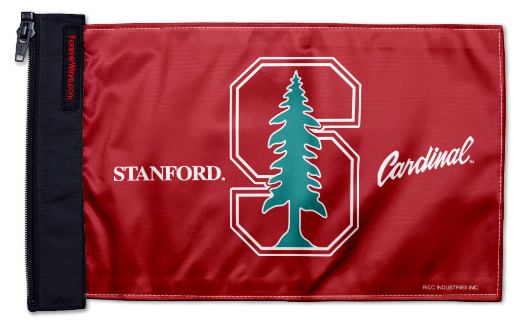 Stanford 11"x17" Forever Wave Flag for Jeep Wrangler CJ-7 and CJ-8 1976-1986