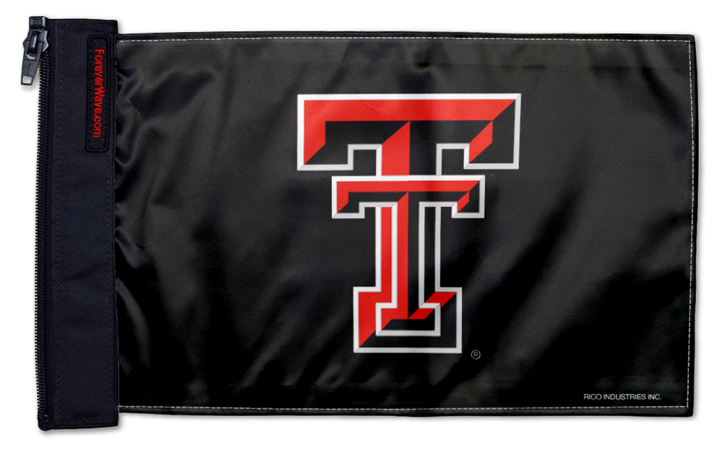 Texas Tech 11"x17" Forever Wave Flag for Jeep Wrangler JK 2-Door 2007-2018