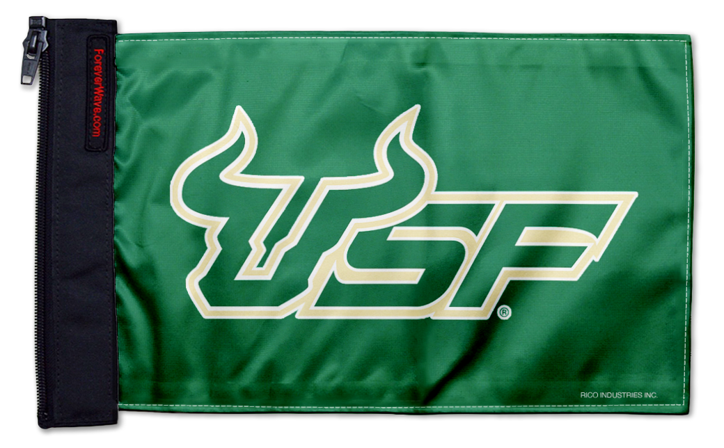 South Florida 11"x17" Forever Wave Flag for Jeep Wrangler YJ 1986-1995
