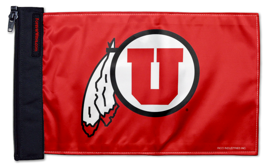 Utah 11"x17" Forever Wave Flag for Jeep Wrangler LJ 2003-2006