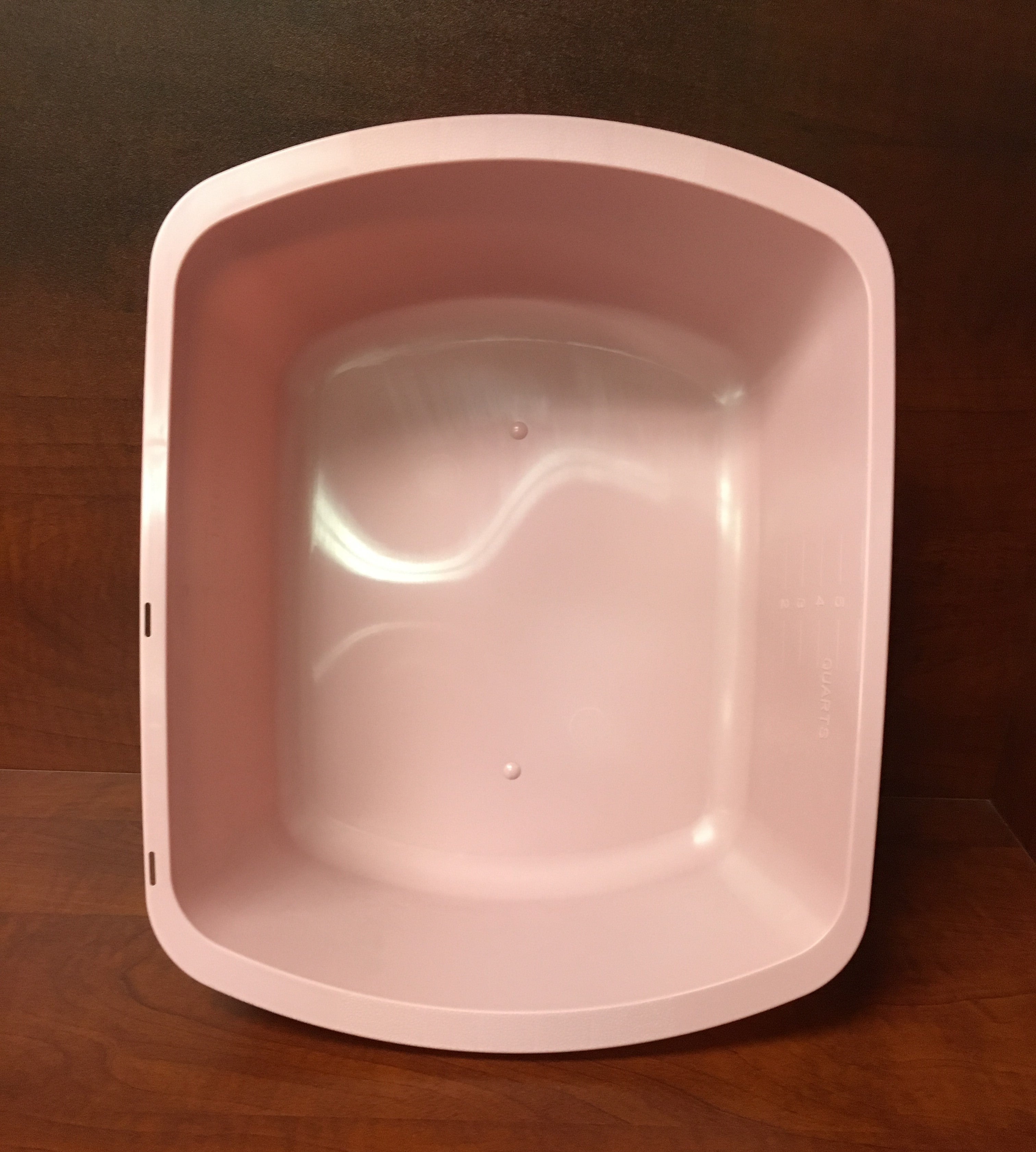 Wash Basin, Rectangular, 6 Quart, Rose GP41004