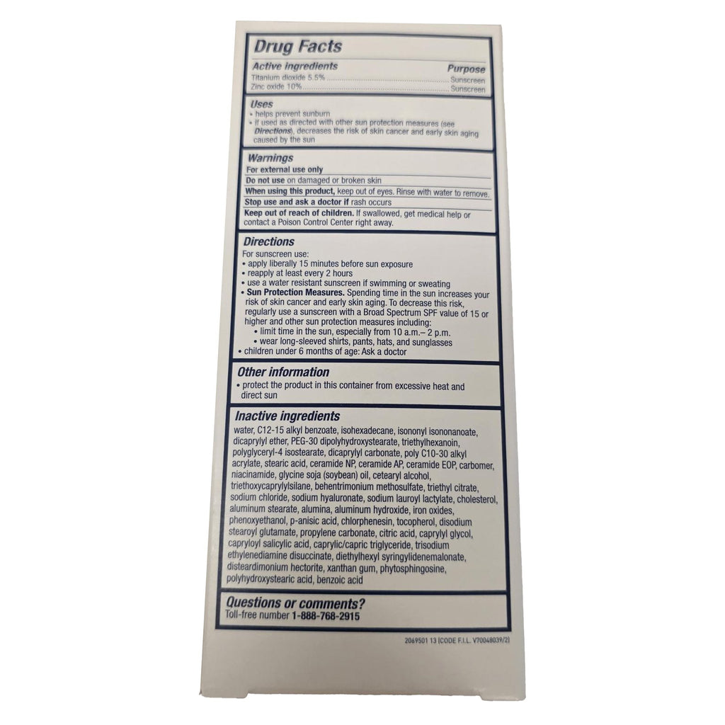 Sunscreen CeraVe® Hydrating Mineral Sunscreen Medium Sheer Tint SPF30 Lotion 1.7 oz. Tube 60600051231