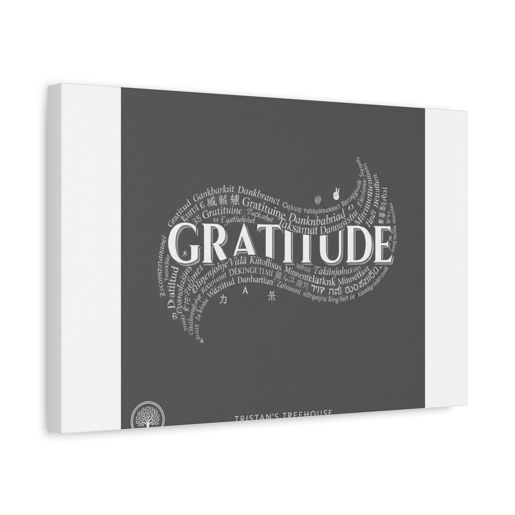 Gratitude Wall Art Matte Canvas | Tiny Treats, sweet uplifting print