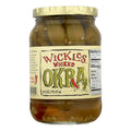 Wickles Wicked Okra, Case of 6, 16 oz Jars