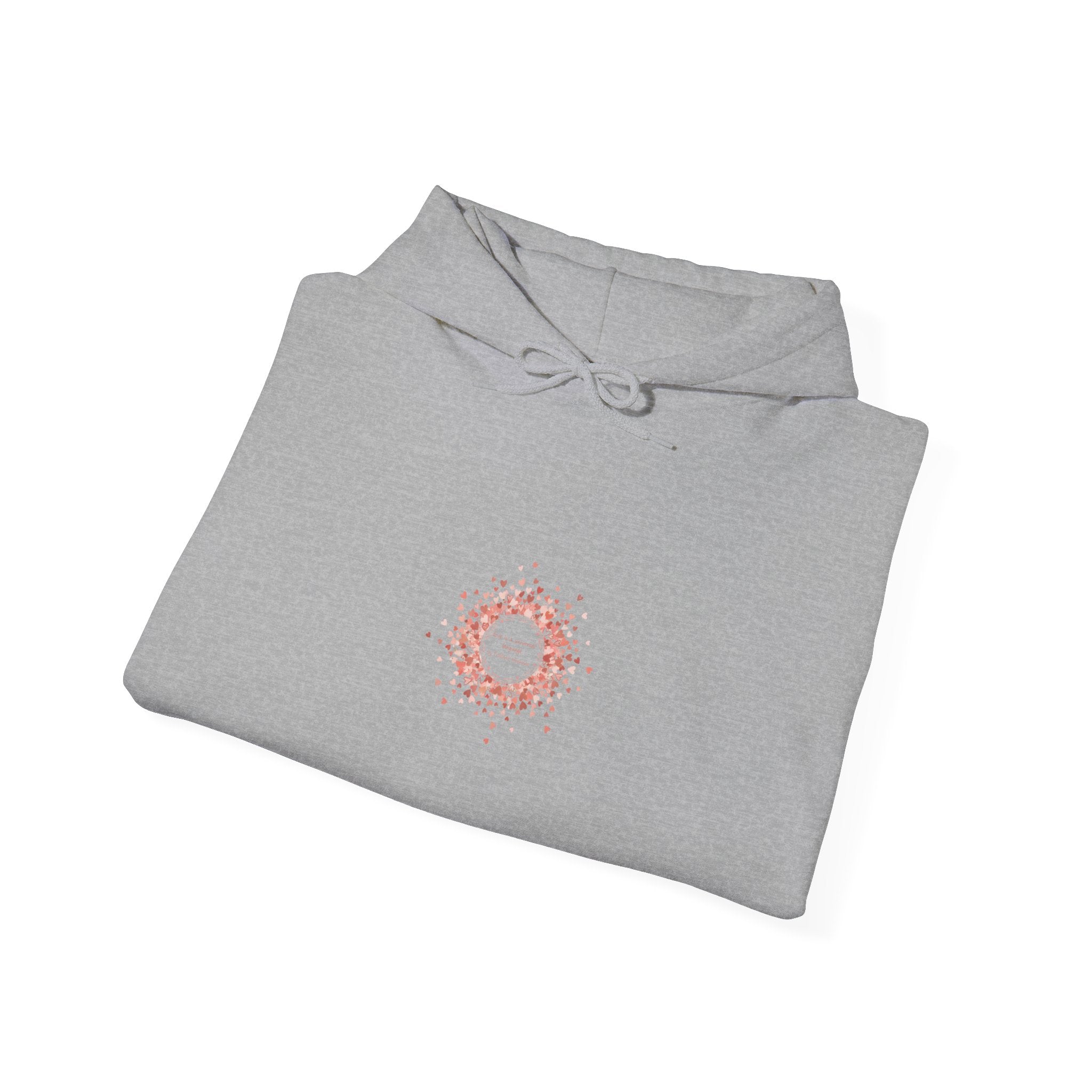 Tiny Heart Confetti Wreath Hoodie | tiny heart design, valentine doodle
