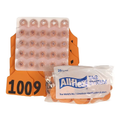 76-100 ORANGE Allflex: Maxi Fem/Sm Male