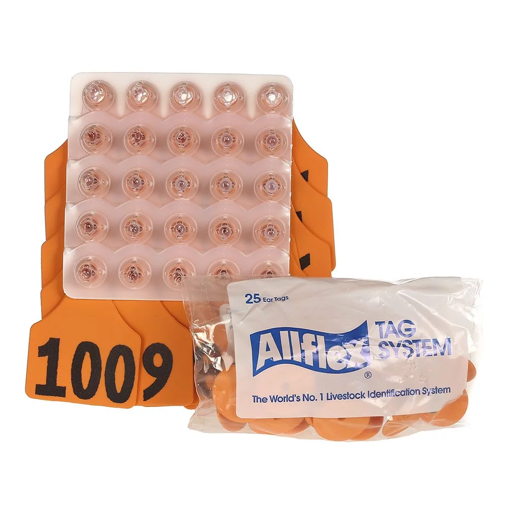 51-75 ORANGE Allflex: Maxi Fem/Sm Male