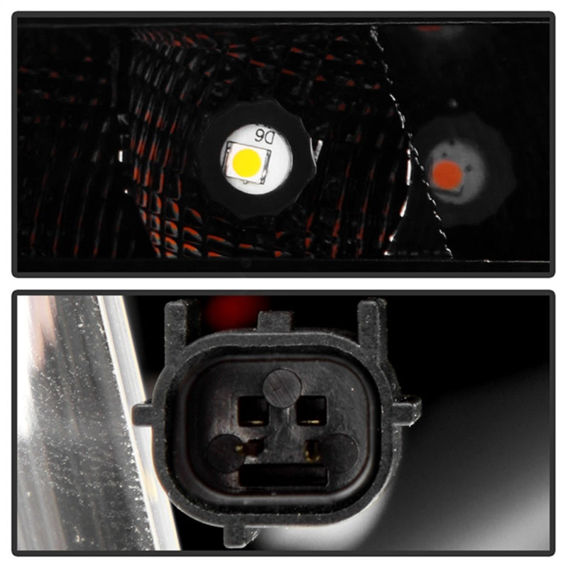 SPYDER 16-19 Honda Civic 5 Door Hatchback Light Bar LED Tail Lights - Black Chrome(ALT-YD-HC16HB-BC) 5088819