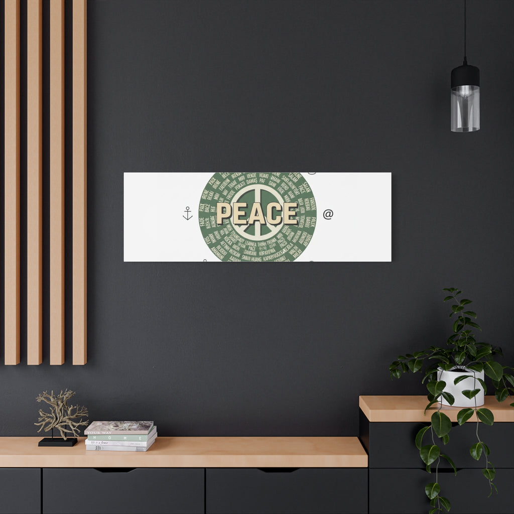 Peace doodle canvas | hand drawn sketch aesthetic, handwritten message
