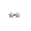 US Army Star 3/16 Double Silver Ribbon Device