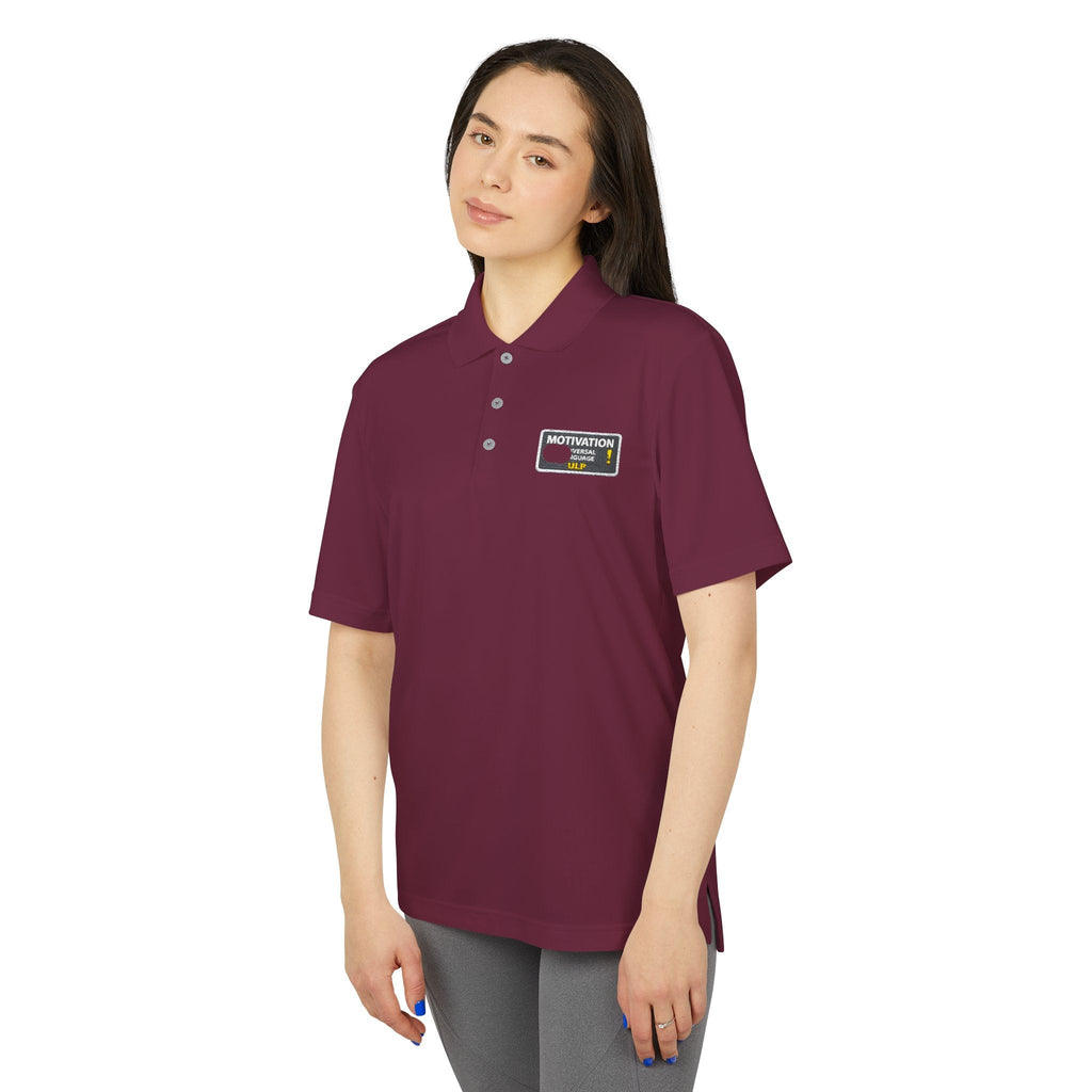 Motivation Is a Universal Language Polo — Unisex Performance Polo