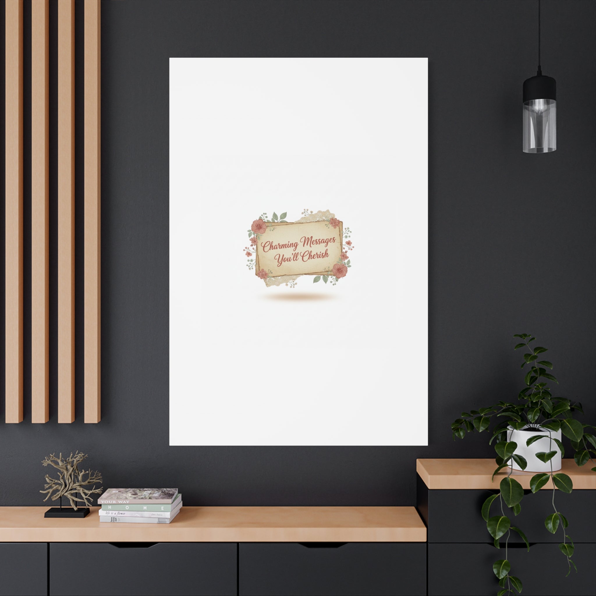 Love Letter Collage Canvas, Vintage Letter Art, Wax Seal Romance Print