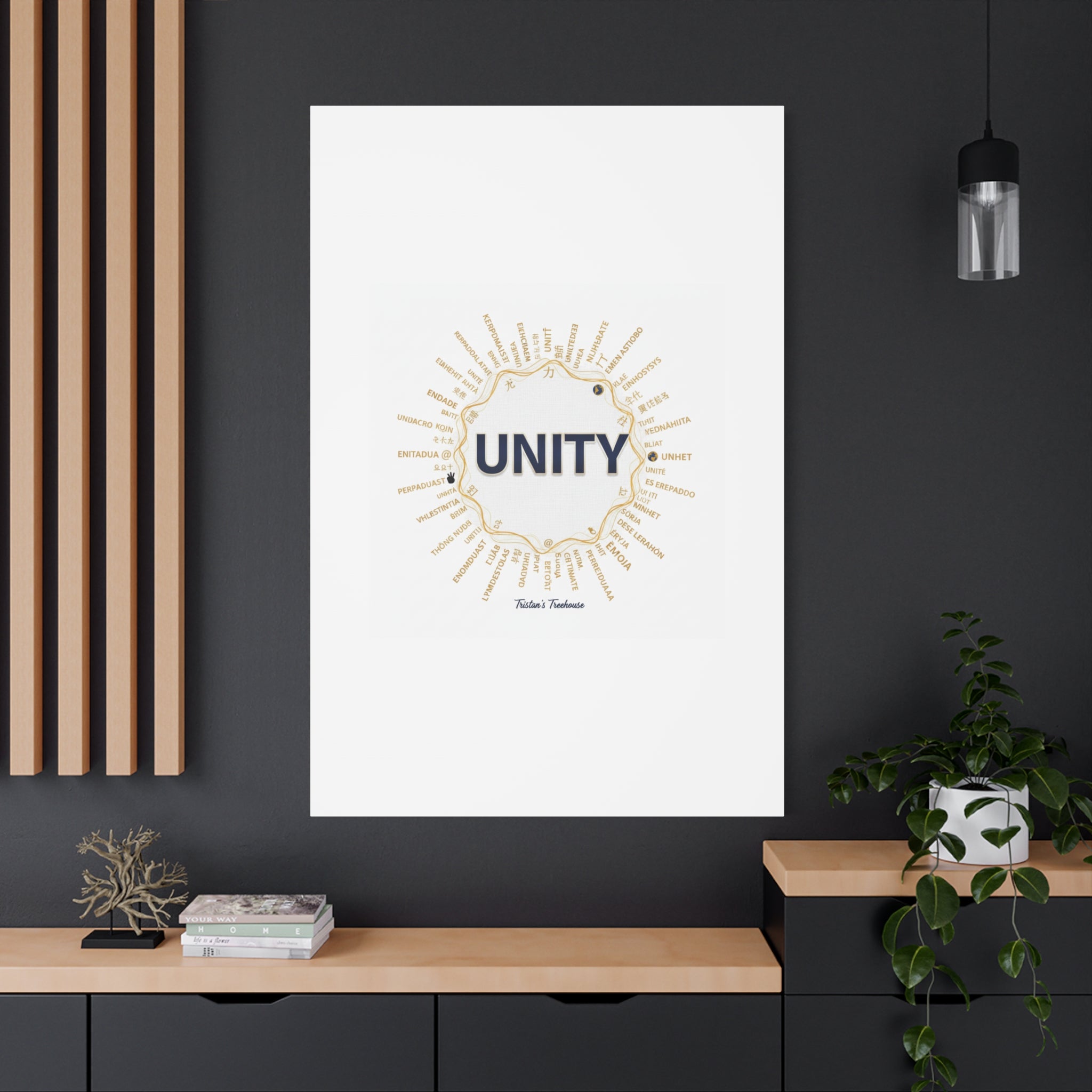 UNITY Canvas, Matte Stretched 1.25" | Dry January sober curious decor