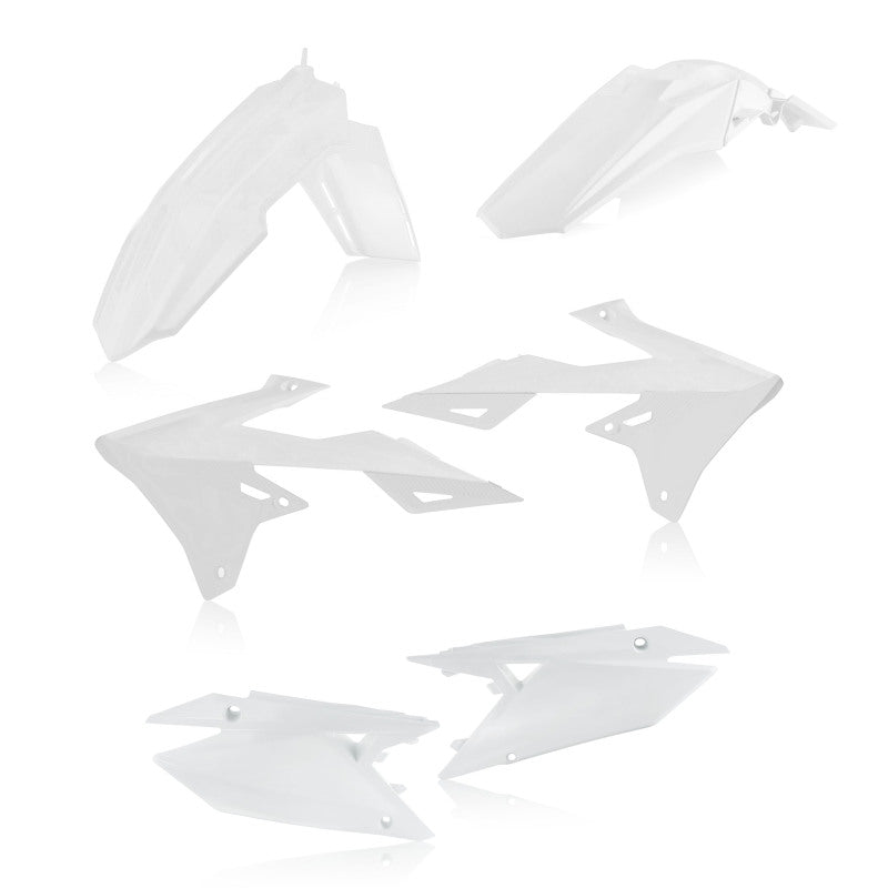 Acerbis 18+ Suzuki RMZ250/ RMZ450 Plastic Kit - White 2686540002